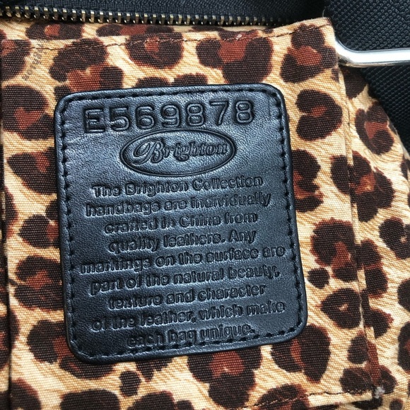 Brighton Black and Brown Crossbody Bag - Picture 14 of 16